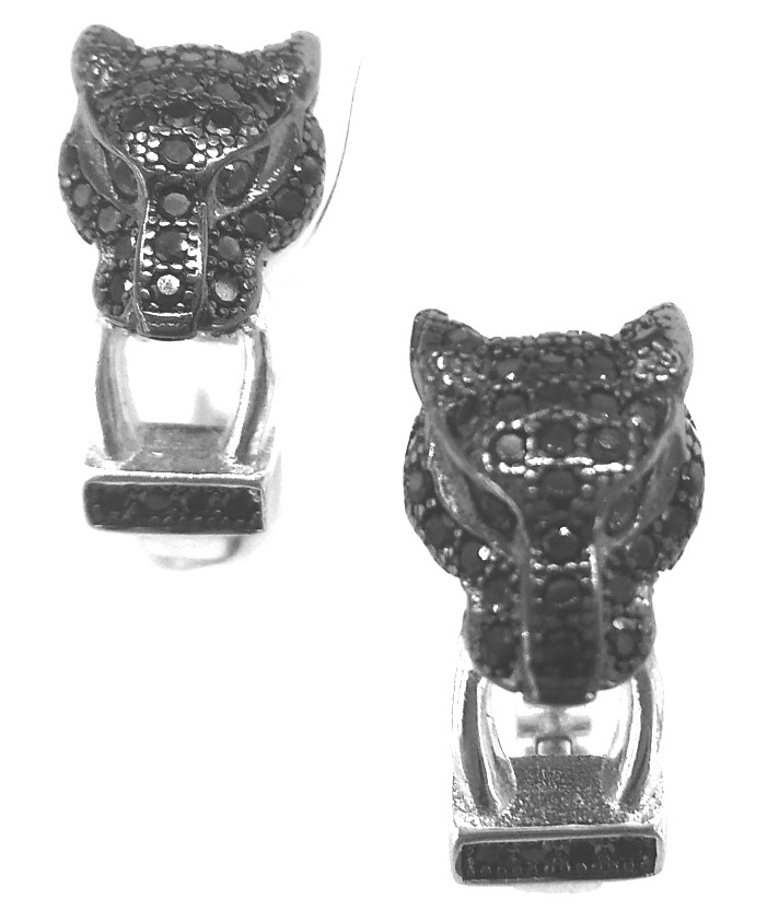 Серьги из серебра с кубическим цирконием 20С127145 Серьги (Ag 925)